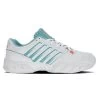 K-Swiss Bigshot Light 4 (W) (White/Nile Blue) 2 K-Swiss Bigshot Light 4 (W) (White/Nile Blue) -Pickleball Shop JNBLW0 WHT 1