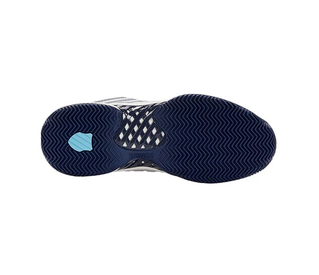 K-Swiss Hypercourt Express 2 HB (M) Clay (White/Blue) 4 K-Swiss Hypercourt Express 2 HB (M) Clay (White/Blue) - Image 2