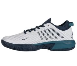 K-Swiss Hypercourt Supreme (M) (White/Blue) -Pickleball Shop JNHSC WHT 3