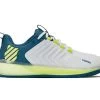 K-Swiss Ultrashot 3 (M) (White/Teal) 2 K-Swiss Ultrashot 3 (M) (White/Teal) -Pickleball Shop JNUSO WHT 1