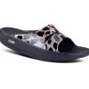OOfos OOahh Slide (W) (Cheetah) 1 OOfos OOahh Slide (W) (Cheetah) -Pickleball Shop JOWS2 BLK 1