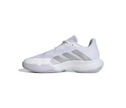 Adidas CourtJam Control (W) (White/Silver) -Pickleball Shop JRCJW6 WHT 3