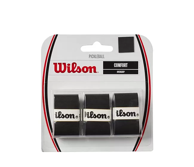 Wilson Pickleball Comfort Pro Overgrip (3x) (Black) 3 Wilson Pickleball Comfort Pro Overgrip (3x) (Black)