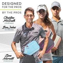 Franklin Pro Series Pickleball Bag (Black/Blue) -Pickleball Shop VFPS3 BLK BLU 4