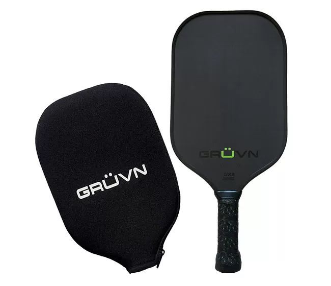 GRUVN RAW-16E Carbon Fiber Pickleball Paddle (Green) 3 GRUVN RAW-16E Carbon Fiber Pickleball Paddle (Green)