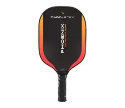 Paddletek Phoenix Genesis Pro Pickleball Paddle (Thin Grip) (Red)