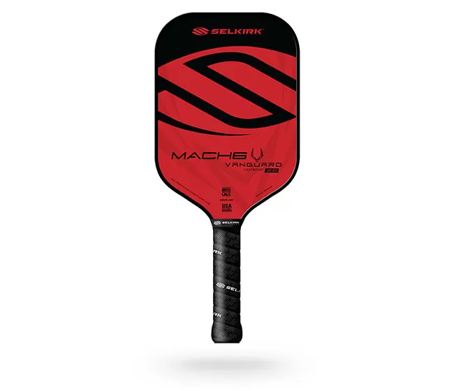 Selkirk Vanguard Hybrid Mach6 Light 2.0 Pickleball Paddle (Crimson Black) 3 Selkirk Vanguard Hybrid Mach6 Light 2.0 Pickleball Paddle (Crimson Black)