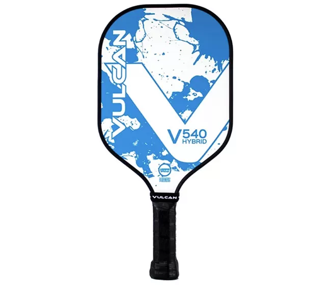 Vulcan V540 Hybrid Picklball Paddle (Blue Splatter) 3 Vulcan V540 Hybrid Picklball Paddle (Blue Splatter)