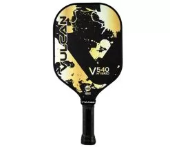 Vulcan V540 Hybrid Pickleball Paddle (Gold Splatter)
