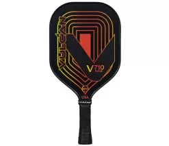 Vulcan V710 Max Pickleball Paddle (Flame Circuit)(Black)