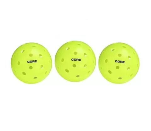 CORE Outdoor Neon Green Pickleball (3 Pack) 3 CORE Outdoor Neon Green Pickleball (3 Pack)