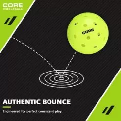 CORE Outdoor Neon Green Pickleball (Box Of 100) 5 CORE Outdoor Neon Green Pickleball (Box Of 100) -Pickleball Shop core outdoor pickleball technology 480x480 2