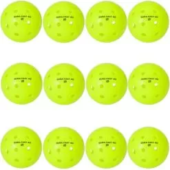Dura Fast 40 Outdoor Neon Green Pickleballs Dozen