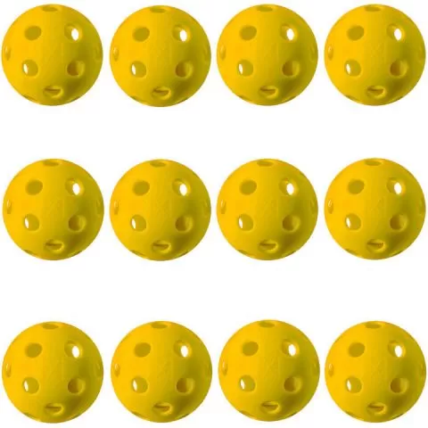 Franklin X-26 Indoor Yellow Dozen Pickleball 3 Franklin X-26 Indoor Yellow Dozen Pickleball
