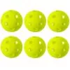 Franklin X-26 Indoor Lime Green Pickleball 6 Pack -Pickleball Shop franklin x 26 yellow indoor pickleball 6 pack 480x480