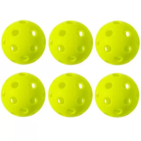 Franklin X-26 Indoor Lime Green Pickleball 6 Pack 3 Franklin X-26 Indoor Lime Green Pickleball 6 Pack