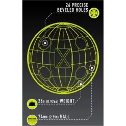 Franklin X-26 Indoor Lime Green Pickleball Dozen 7 Franklin X-26 Indoor Lime Green Pickleball Dozen -Pickleball Shop franklin x 26 yellow indoor pickleball specs 480x480 5