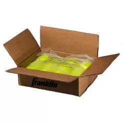Franklin X-40 Outdoor Optic Pickleball Dozen -Pickleball Shop franklin yellow pickleballs 12 pack box 480x480