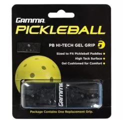 Gamma Black Hi-Tec Gel Pickleball Grip