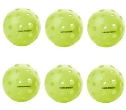Onix Fuse G2 Outdoor Neon Green Pickleball (6 Pack)