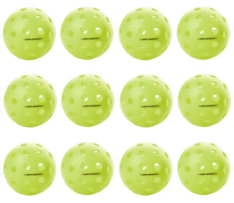 Onix Fuse G2 Outdoor Neon Green Pickleball Dozen 3 Onix Fuse G2 Outdoor Neon Green Pickleball Dozen