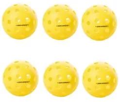 Onix Fuse G2 Outdoor Yellow Pickleball (6 Pack)