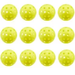 Penn 40 PRO Outdoor Yellow Pickleballs (12 Balls)