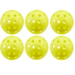 Penn 40 PRO Outdoor Yellow Pickleballs (6 Balls)